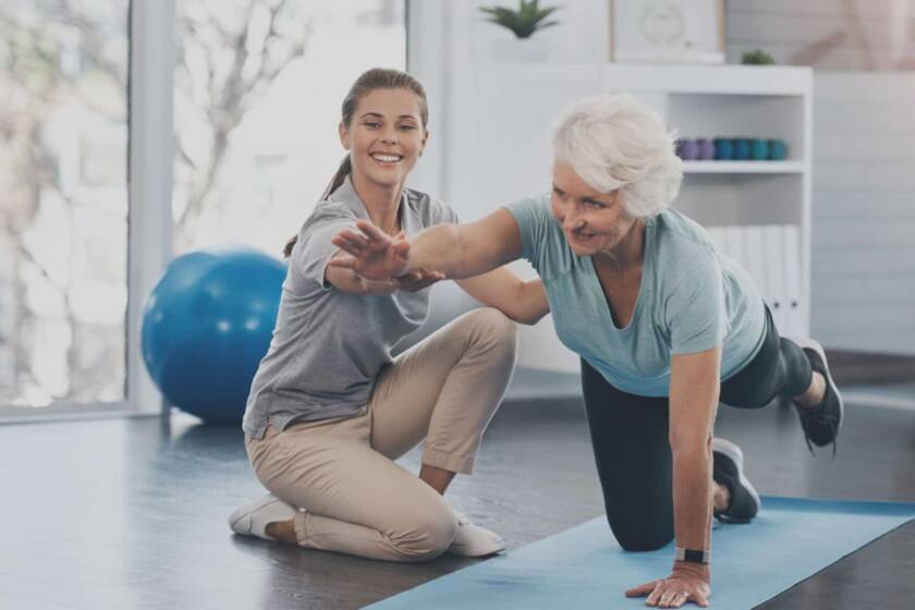 Fisioterapia en personas mayores